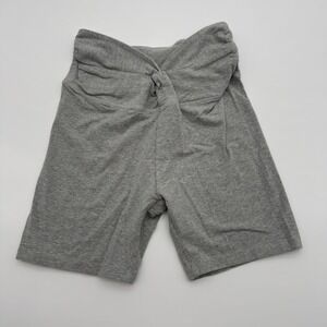 Victoria's Secret PINK Twist Front V-Waist Biker Shorts Heather Gray Small